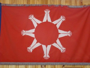 die Flagge der Oglala Sioux